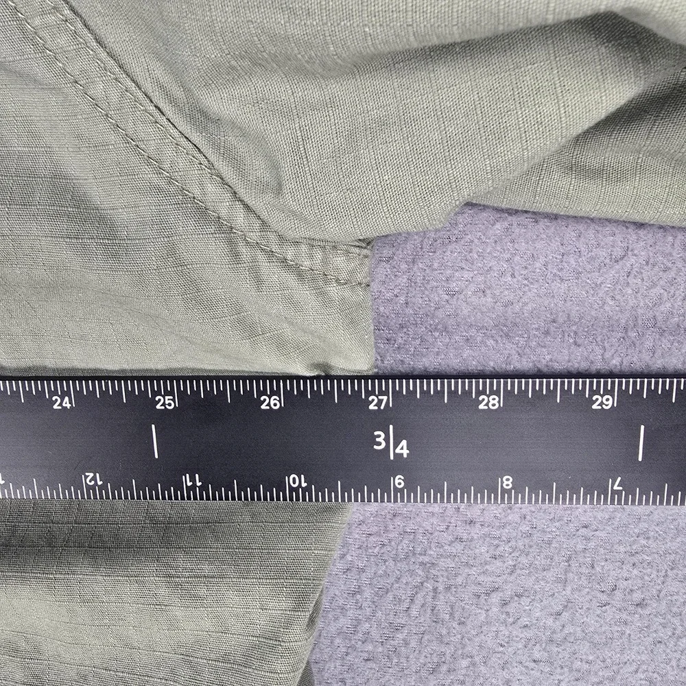 Levi's Jacket Mens 2XL‎ Green Sherpa Lined Military Shirt Button Front Coat
